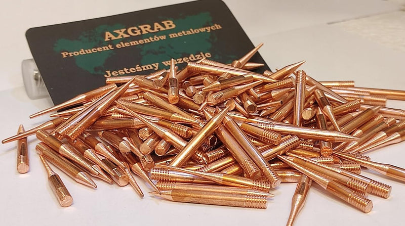 Soldering Tips Set 5 Pieces - 99.99% Pure Copper - M4 Screw Thread - Precise Shape - No Coating - Compatible with Parkside, LUX, ZD, Niteo - Extra Durable