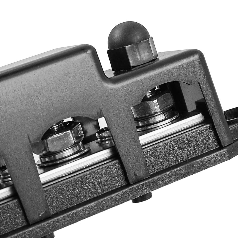 2pcs 4 Way Wiring Series RV Modification Accessories 300A Bolt Busbar Power Distribution Block for Car Solar Wiring