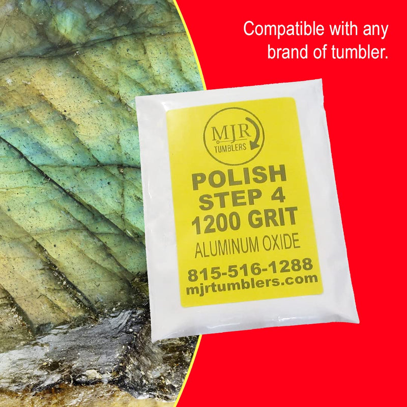 [Australia - AusPower] - MJR Tumblers 1 LB Polish 1200 Aluminum Oxide Rock Refill Grit Abrasive Media Final Step USA 