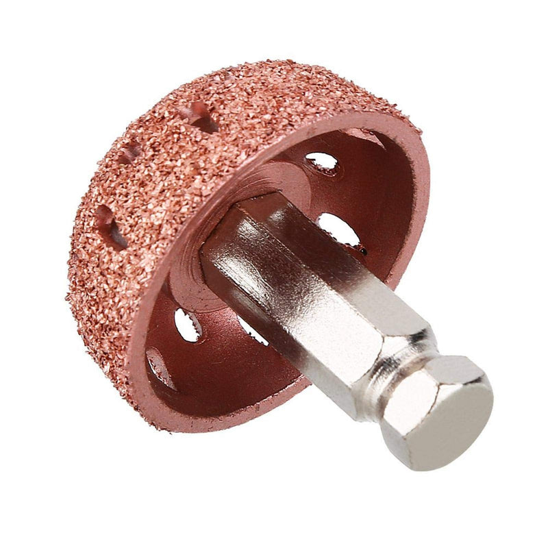 [Australia - AusPower] - Car Accessory 38 mm Tyre Repair Grinding Head Polishing Disc with Connecting Rod 