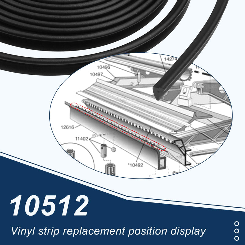 [Australia - AusPower] - Siding Brake Parts 10512 Vinyl Strip 10'-6" for Tapco PRO 14, 19, Maximum Bending Siding Brake Replacement Parts 
