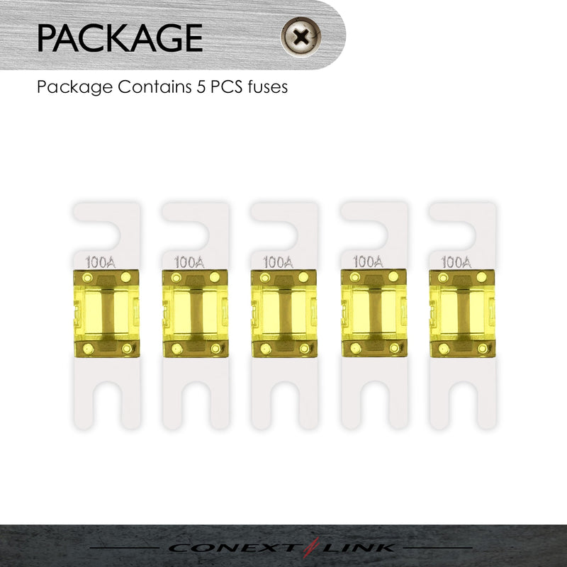 [Australia - AusPower] - Conext Link AFS100-10 Nickel 100 Amp AFS Fuse 10 Pack ?14109? 