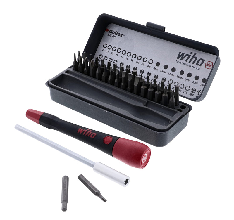 [Australia - AusPower] - Wiha 75958 Piece GoBox Precision Micro Bit Set FASTENER,BIT 