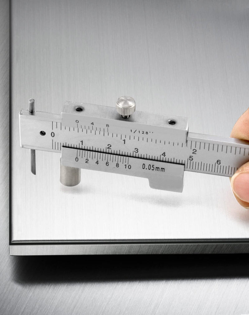 QWORK Vernier Caliper 0-20cm Stainless Steel Marking Tools