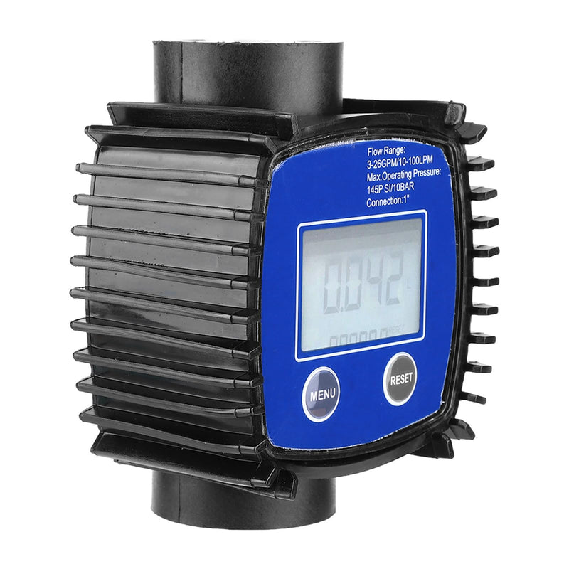 [Australia - AusPower] - Meter with Digital Display, High Precision Water Testing Meters, Portable Measuring Tool Suitable for Gasoline, 1 Inch Internal Thread 