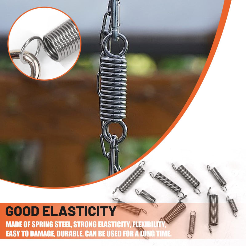 [Australia - AusPower] - Tanstic 60Pcs 12 Sizes Extension Spring Assortment Kit Extension Spring Assorted Size Small Springs Stainless Steel Extension Spring for Home Repairs and DIY 60 
