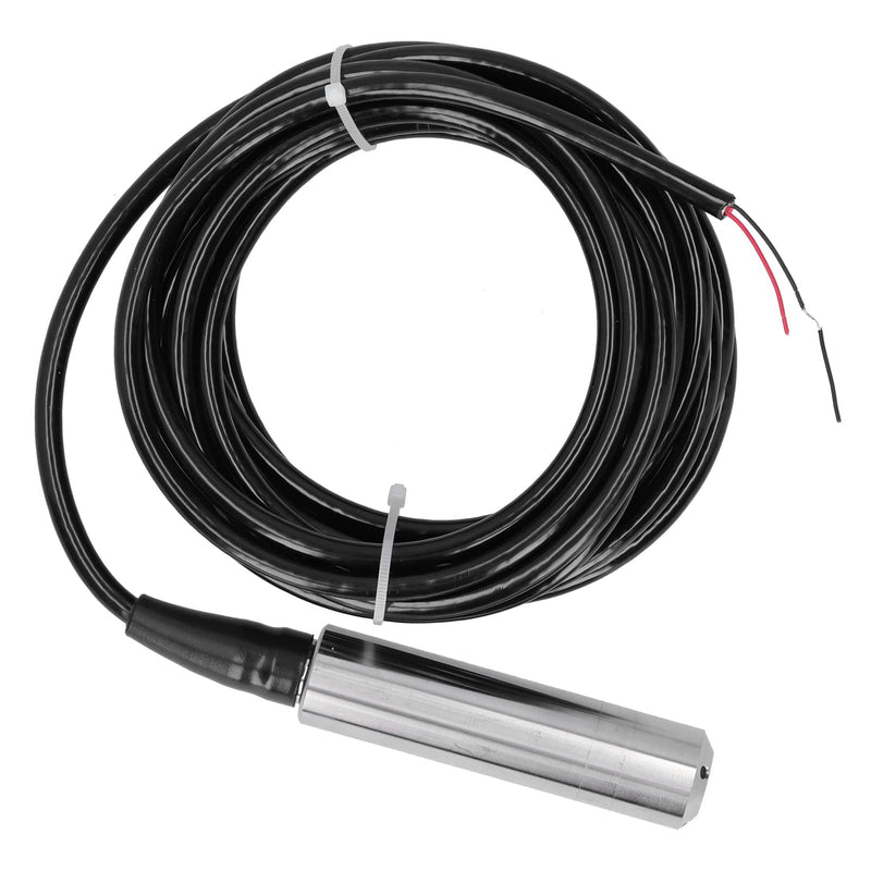 [Australia - AusPower] - 0-3m Liquid Level Transmitter, YB2JF 12-32VDC 4-20mA Level Sensor Throw in Type Water Level Transducer 304 Stainless Steel 5m Cable 