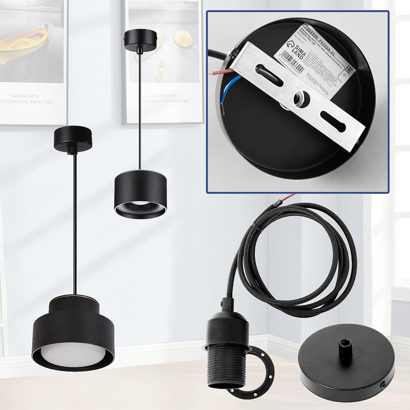 Pack of 6 Ceiling Mount Lamp, Lamp Holder Ceiling with Screws | Ceiling light bracket light mounting pendant light holder