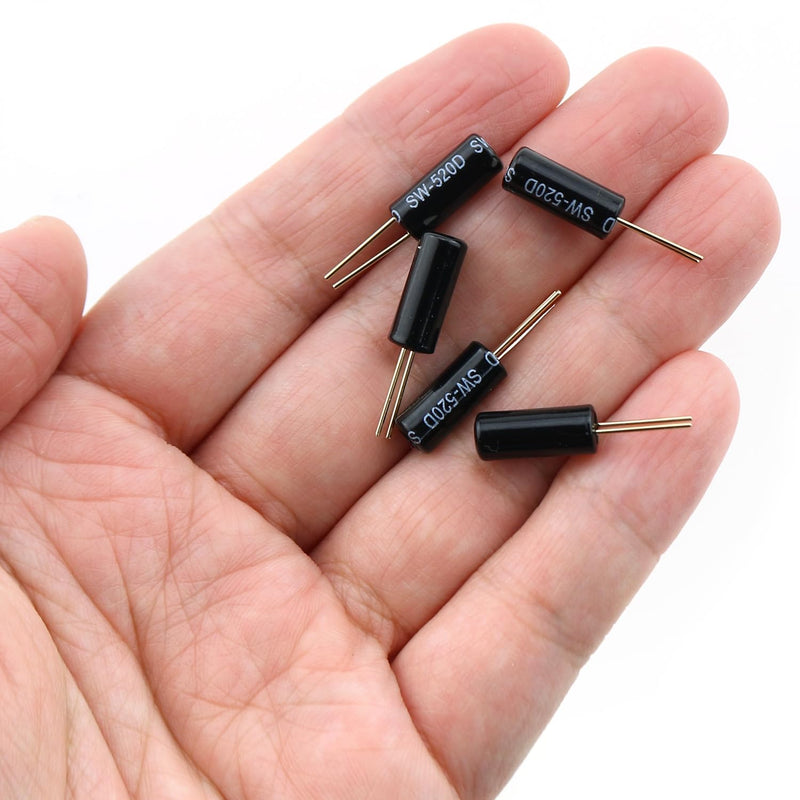 [Australia - AusPower] - 20PCS Ball Tilt Sensor Ball Tilt Wobble Position Switch Metal Ball Tilt Vibration Switch Suitable for Medical Electronic and Automotive Audio and Automatic Control System 