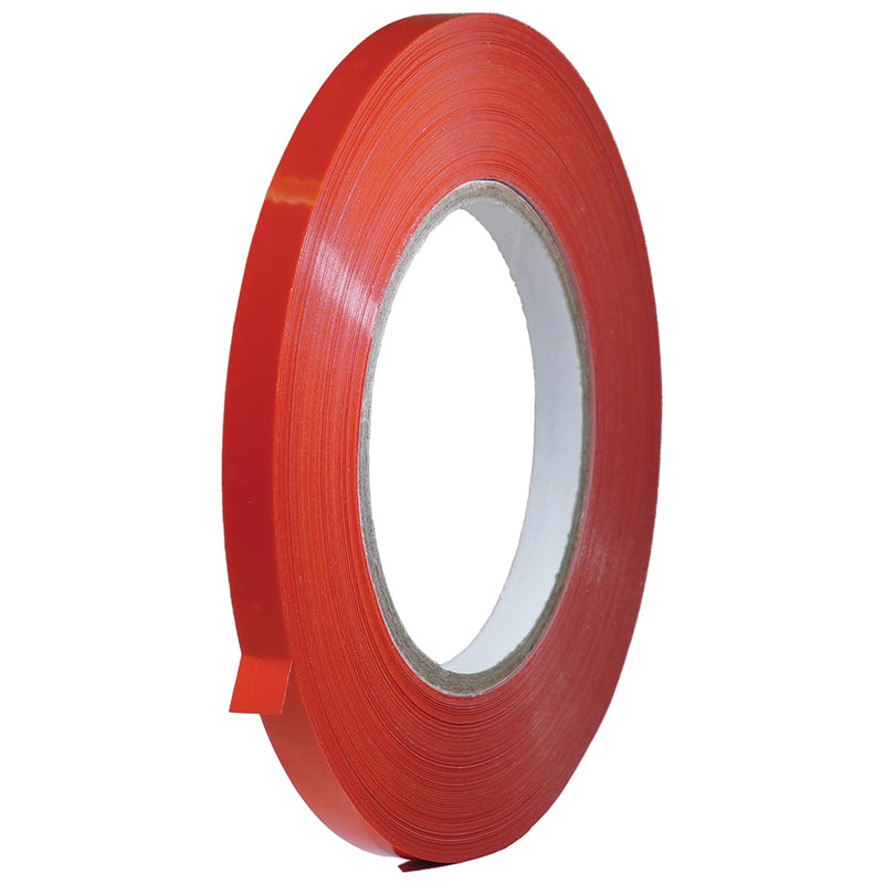 GGR Supplies T.R.U. UPVC-24BS Red Poly Bag Sealing Tape: 3/8 in. x 180 yds. (Pack of 1) 3/8 in. (Pack of 1)
