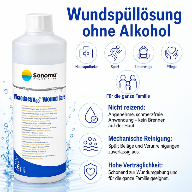 Microdacyn® Wound Rinse Solution 250 ml