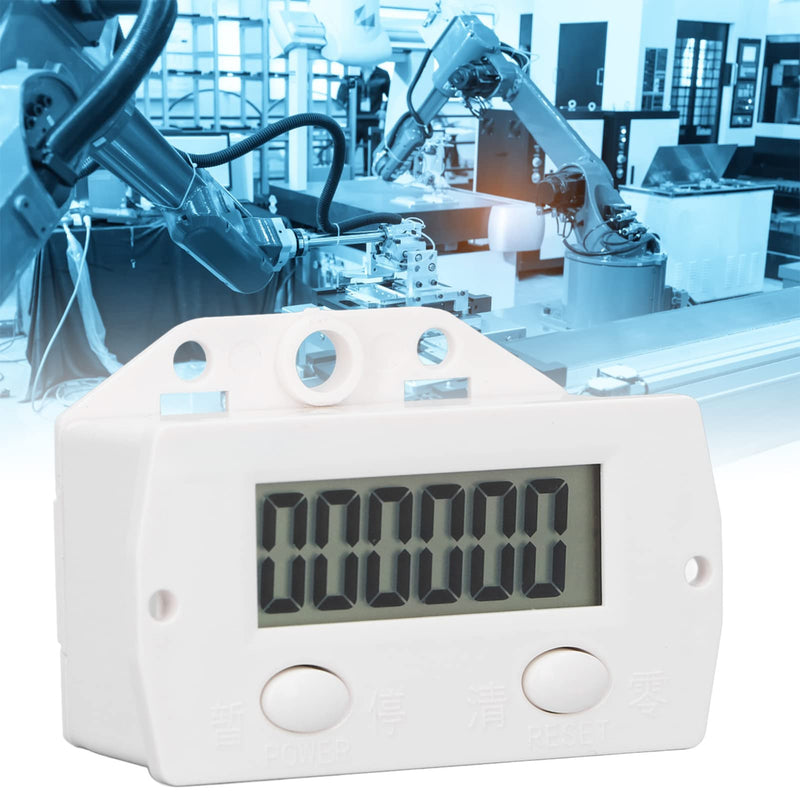 [Australia - AusPower] - Digital Counter Mini 6 Digit Electronic Component Other Sensors Electronic Counter with Magnetic Induction Counter Switch for Punching Machines Machine Tools 