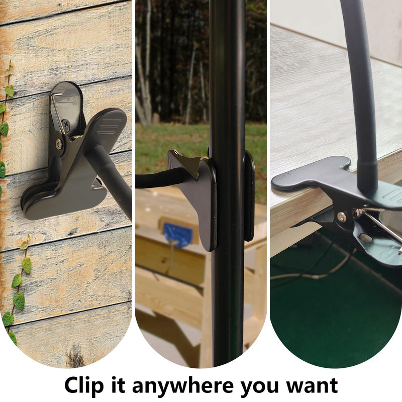 [Australia - AusPower] - Portable LED Clamp Work Light，Clip on floodlight with 11.5FT Cord（3.5M） 300W Equivalent， waterproofingt for Outdoor Indoor ，Adjustable Angle Lighting (30W-Warm White) 30W-Warm White 