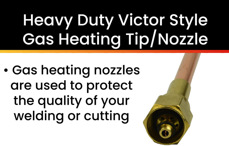 Hot Max 24089 Heavy Duty Victor Style Gas Heating Tip/Nozzle for Oxy-Acetylene, #8 (8MFA-FS) #8 (8MFA-FS)