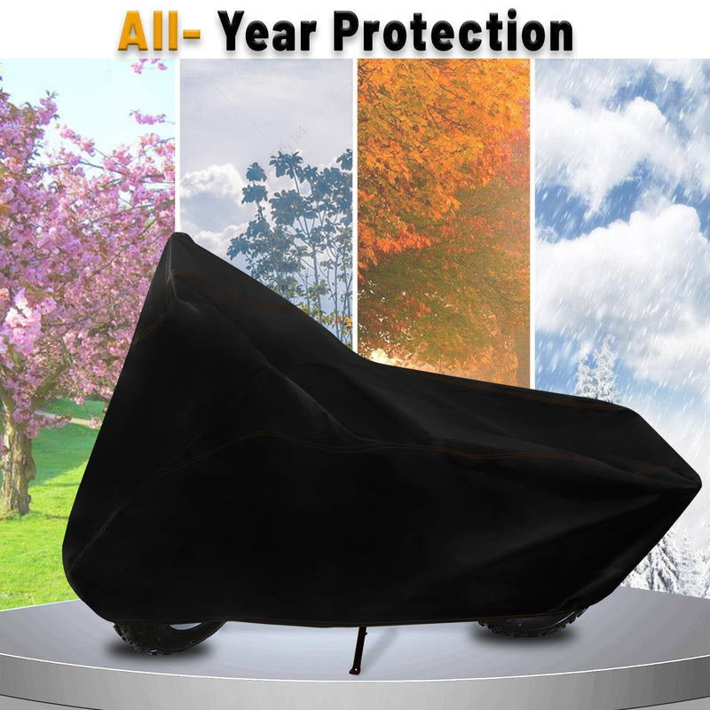 Chikia Mini Bike Cover Outdoor,Minibike Cover Waterproof,Compatible with Coleman CT200U CT200U-EX BT200X RT200 B200R B200RSV Massimo Baja Trail Master Accessories,Protection,Dustproof