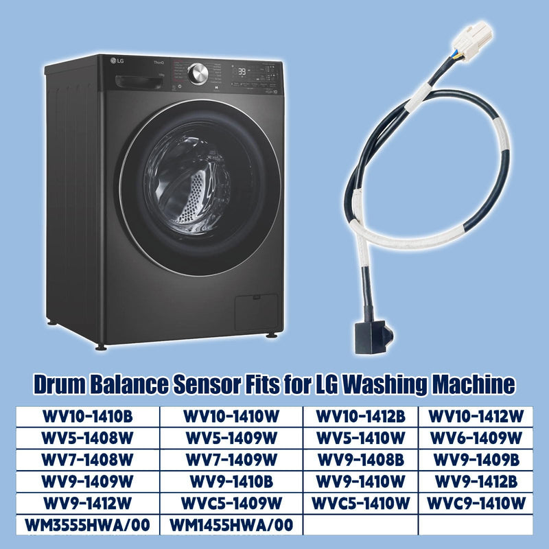 [Australia - AusPower] - EBD48922810 Washing Machine Vibration Sensor Fit for LG WM3555HWA/00 WM1455HWA/00 Washer Balance Sensor Switch 3D Sensor CY120 Part for WV10-1410W WV10-1412B WV10-1412W WV5-1408W WV10-1410B 