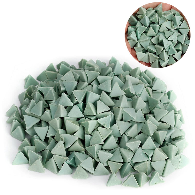 Rock Tumbling Media, Resin Abrasive Tumbler Media Polishing Beads for Rock Tumbler Vibration Machine