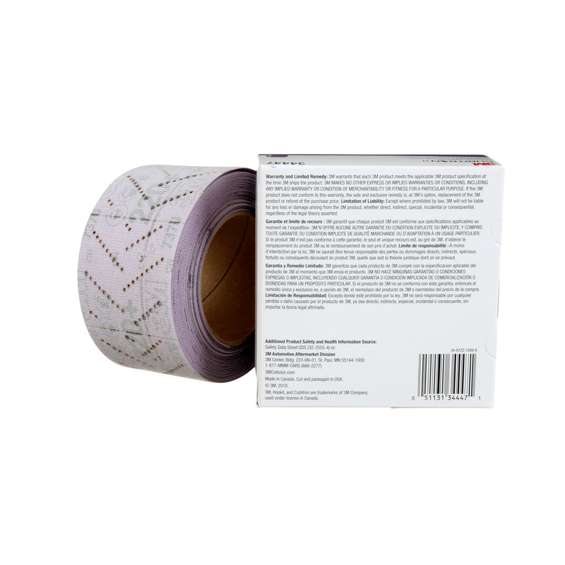 3M Cubitron II Hookit Abrasive Sheet Roll, 34447, Multi-Hole, 70 mm x 12 m, 220+ Grade, Automotive Sanding Roll Sandpaper for Coating Removal, Body Repair, Auto Sanding Pack of 1