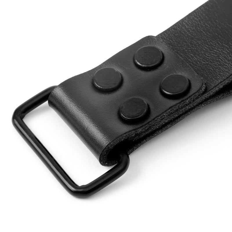 Leather Tape Measure Holder for Belt with 4 Rivets | 4 Inch Versatile Tape Measure Clip or Drill Belt Clip | Durable Measuring Tape Holder Clip for Construction Accessories Men