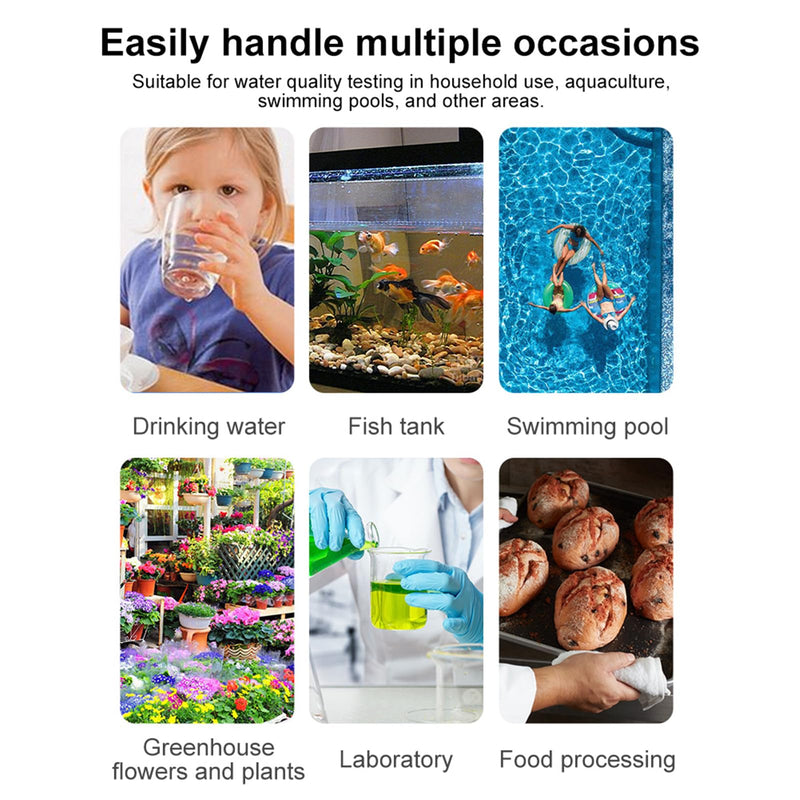 [Australia - AusPower] - Digital Water Tester - 4 in 1 PH/TDS/EC/Temperature TDS Tester Pen for Drinking Water, Hydroponics, Swimming Pool, Aquariums BU1 