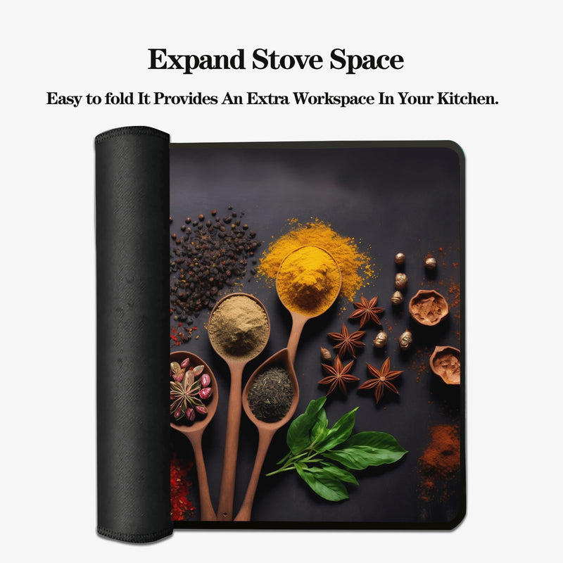 Electric Top Lid 28" x 20" | Goacifie Lid | Heat Resistant Glass Stove Top Cover | Thick Natural Rubber | Stove Top Cover Extended Space (scoop2) scoop2