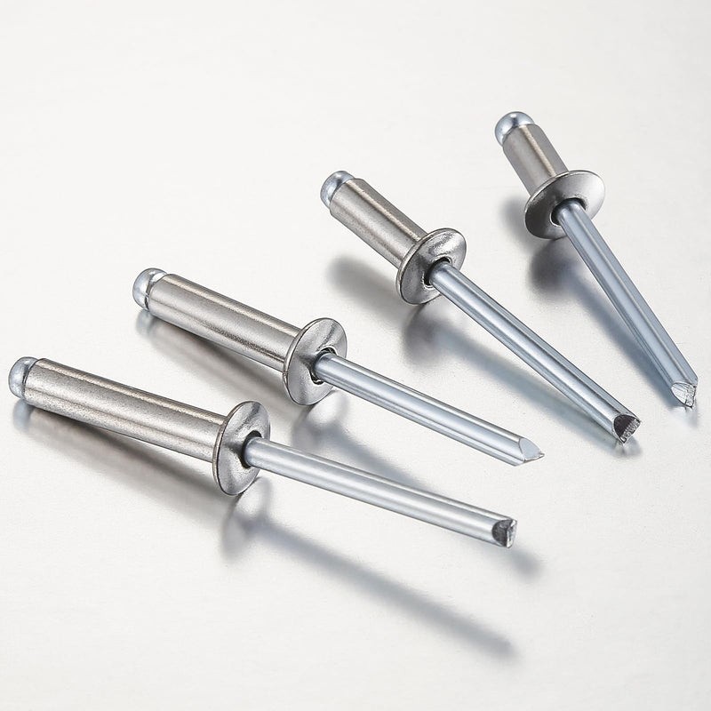 Wensilon (150Pcs) 3/16"x1" stainless steel blind pro Rivets,Steel handle and stainless steel mandrel 3/16"x1"