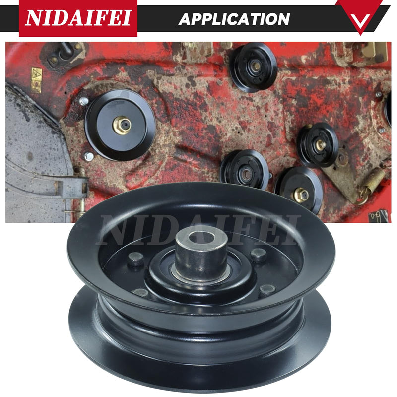 [Australia - AusPower] - 106-2175 Idler Pulley Replaces Toro 132-9420 Flat Idler Pulley, Toro 106-2175 Flat Idler Pulley for Toro Timecutter SS5000, SS4225, SS4235, MX5060, Z4200,Z5000, MX5000, MX5060 Riding Mowers 1 Pack 106-2175 Idler Pulley 
