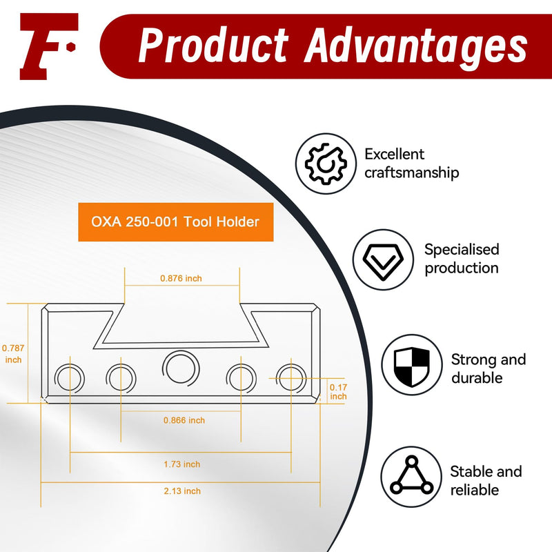 [Australia - AusPower] - findmall OXA #1 Quick Change Turning Facing Lathe Tool Post Holder OXA 250-001 250-001 tool holder 