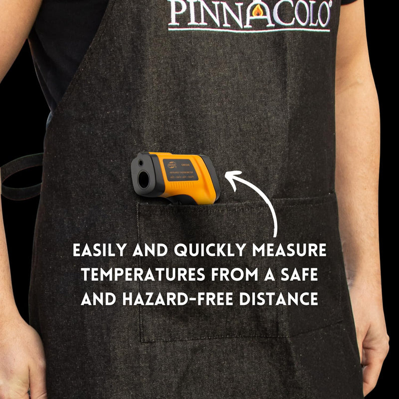 [Australia - AusPower] - Infrared Laser Thermometer - Accurate and Instant Readings, Non-Contact Digital Temperature Gun for Cooking, HVAC, and Automotive 