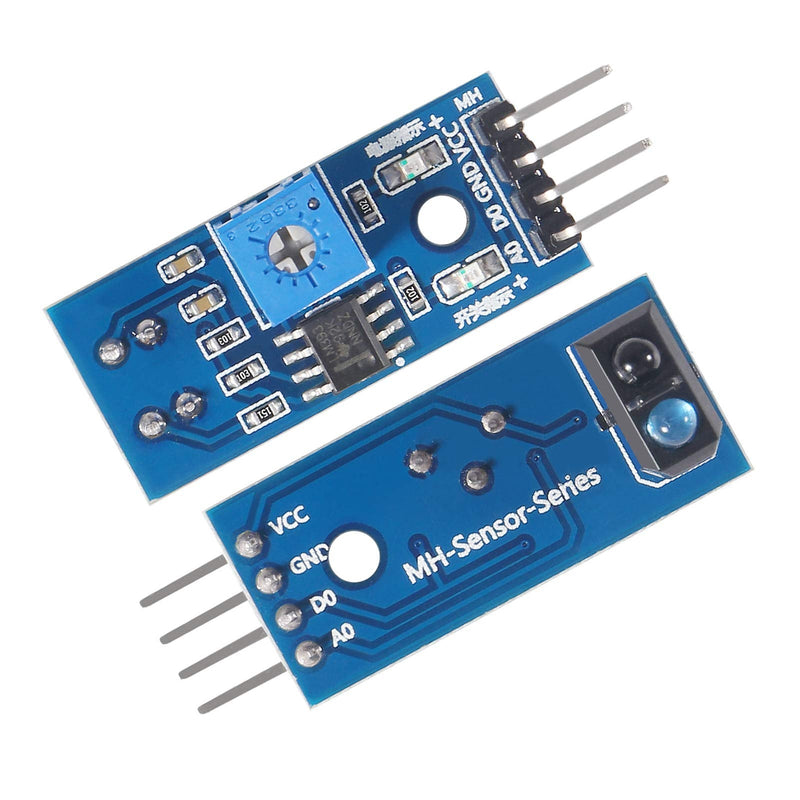 Pack of 12 TCRT5000 Reflective IR Light Barrier Optical Sensor Module Compatible with Arduino and Raspberry Pi