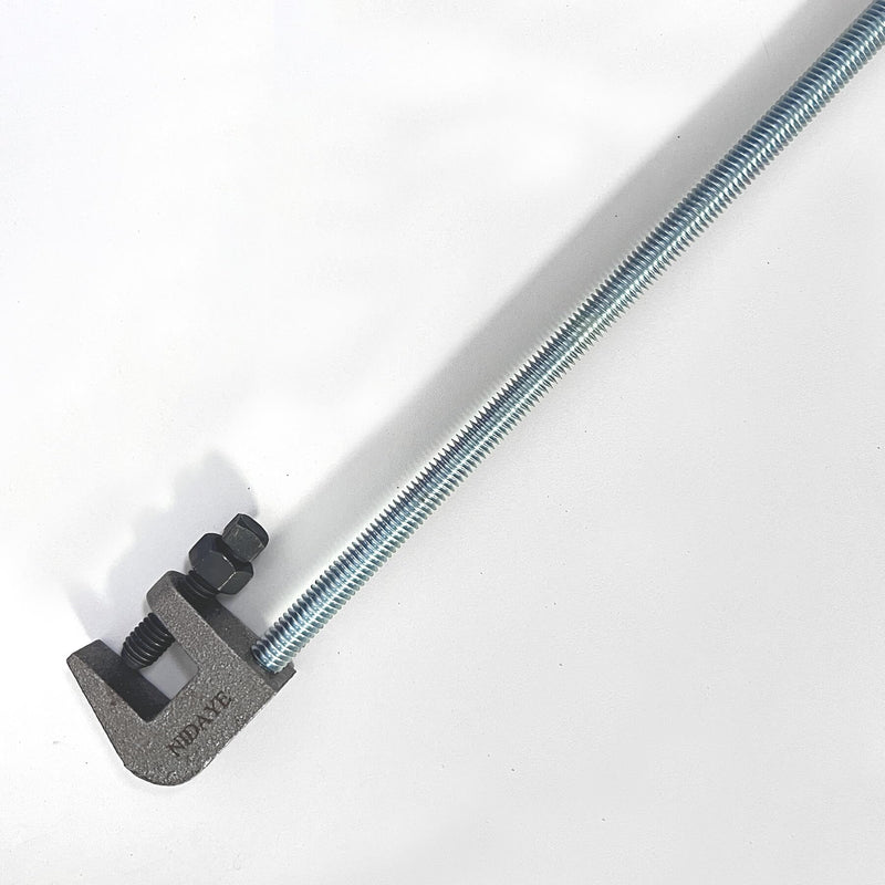 Fully Threaded Rod, Zinc Plated Finishing, 1/4" -20 Thread Size, 12" Length, Right Hand Threads