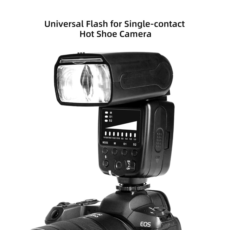 [Australia - AusPower] - PHOTOOLEX FK300 Camera Flash Speedlite for Canon Nikon Sony Panasonic Olympus Fujifilm Pentax Sigma Minolta Leica and Other SLR Digital Cameras and Digital Cameras with Single Contact Hot Shoe 