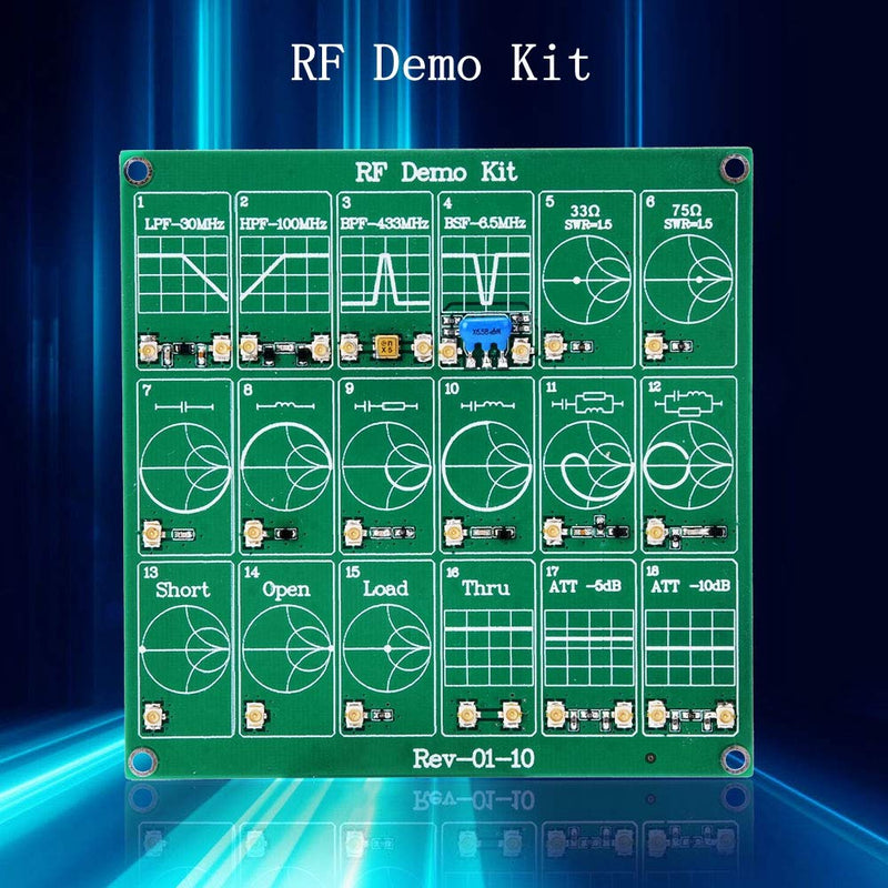 [Australia - AusPower] - RF Test Board 18 Function Modules RF Demo Kit NanoVNA RF Test Module Vector Network Analyzer Board Filter Attenuation Module 