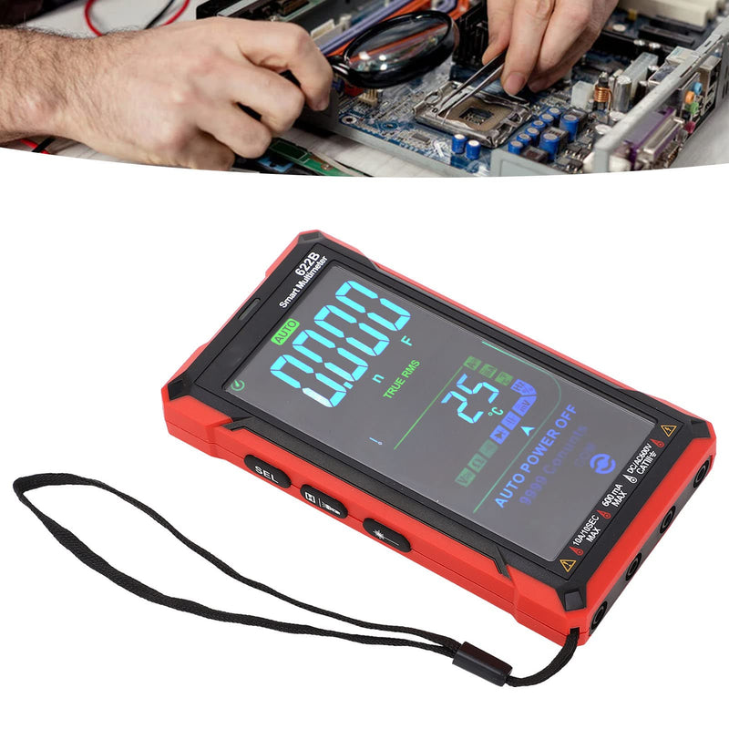 [Australia - AusPower] - Multimeter Tester, Digital Multimeter Kit, Smart Touch Large Screen Rechargeable, High Accuracy Fully Automatic Non Burning Tester 