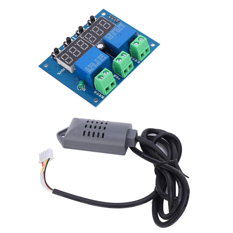 [Australia - AusPower] - XH M452 Humidity Controller Board Module for Humidifier Dehumidifier-Digital LED Display Automatic Temperature Control Thermostat Controller with Precision Sensor 