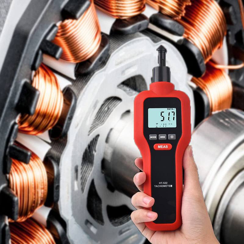 [Australia - AusPower] - ThreeH Digital Speedometer Non-Contact Measurement Speed Speedometer High Accuracy RPM Gauge Marker Batteries Included 