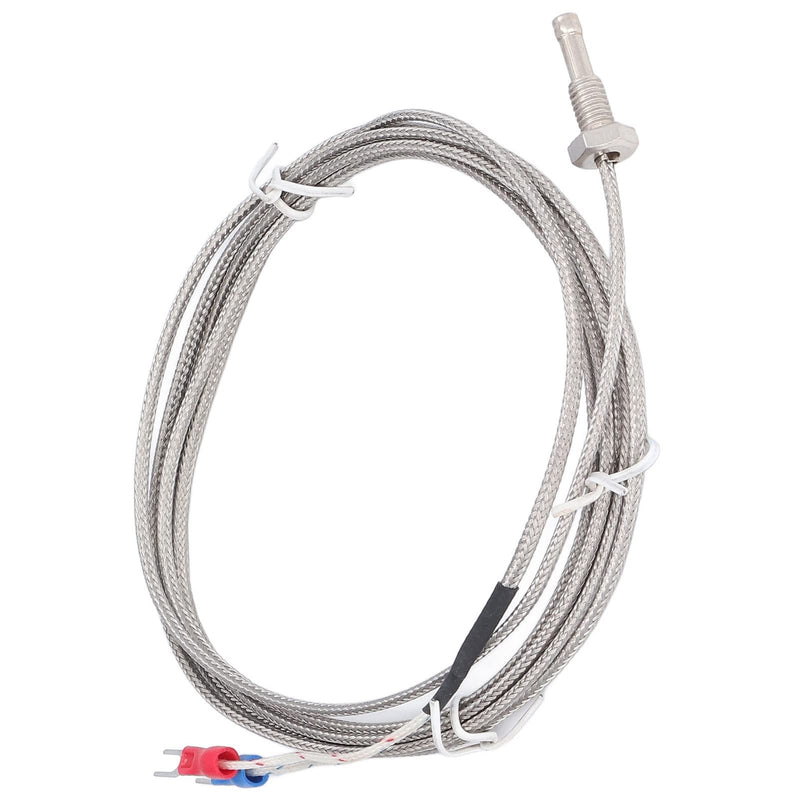 [Australia - AusPower] - PT100 Temperature Sensor WRNJ-M6 2 Wire 0-750°C Stainless Steel Probe for PID Temperature Controller 