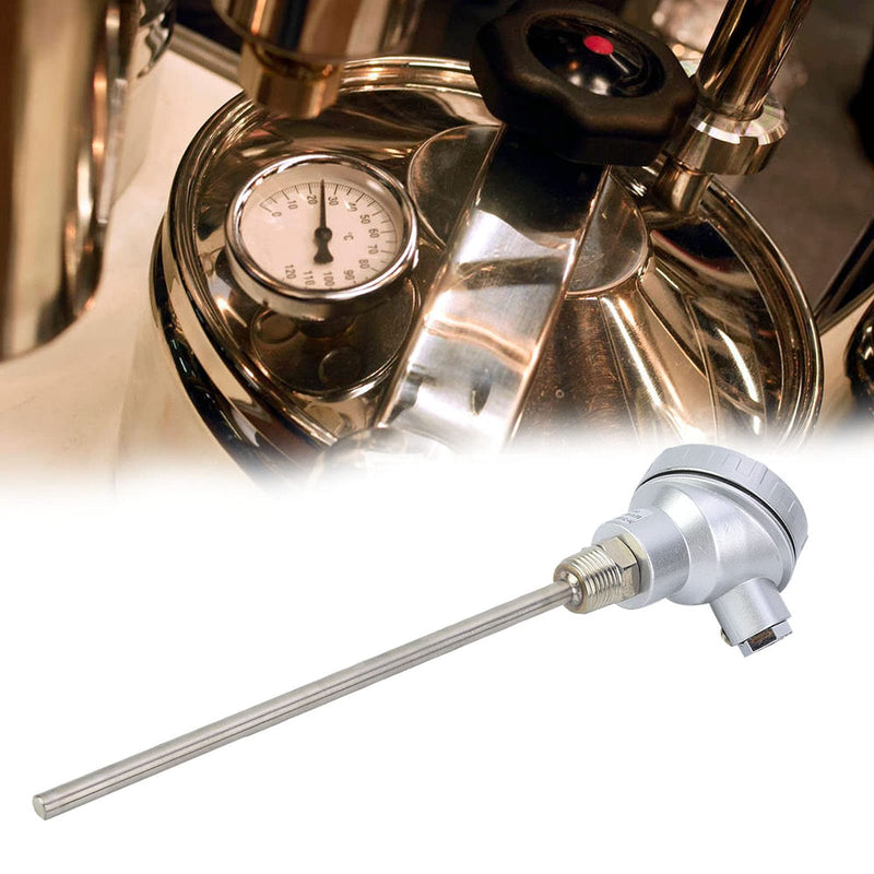 [Australia - AusPower] - Temperature Sensor Head, PT100 Temperature Sensor Probe 1/2" NPT Thread Thermocouple Terminal Head (PT 200mm) 