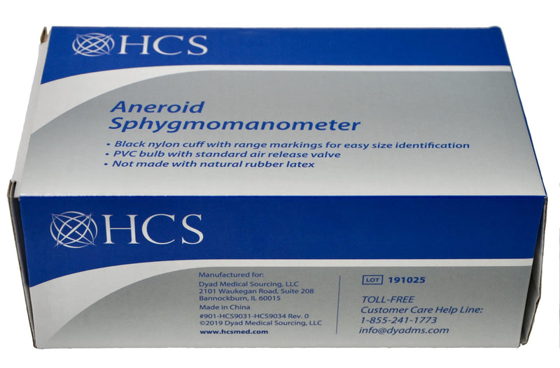 [Australia - AusPower] - HCS Extra Large Blood Pressure Cuff Manual - Aneroid Sphygmomanometer, X Large Adult - Medical, Home, Elderly Care - BP Cuff Manual - XL Blood Pressure Cuff Arm Monitor w/Carrying Case 