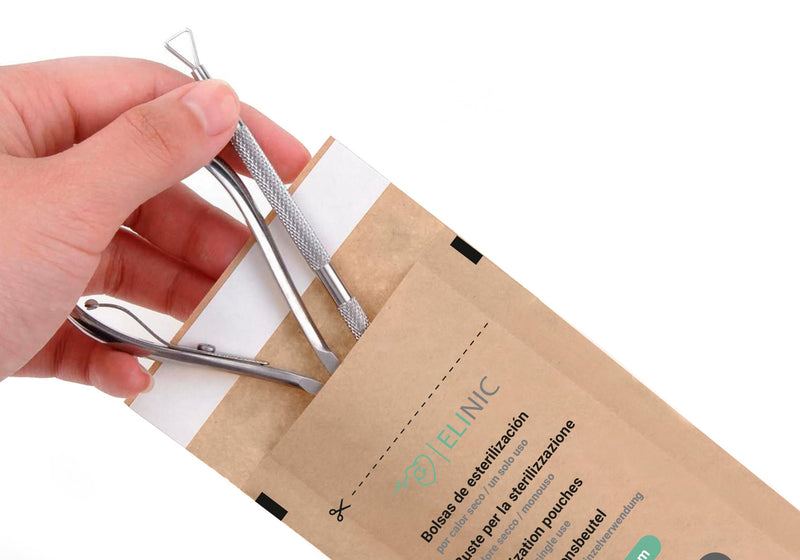 Dry Heat Sterilization Bags - Pack of 100 (100mm x 230mm) 100*230mm