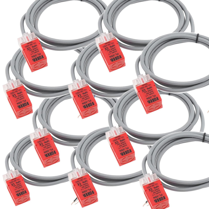 [Australia - AusPower] - BestParts 10Pcs PL-05N 5mm NPN NO Fotek Proximity Sensor Switch Out DC10-30V Normal Open 