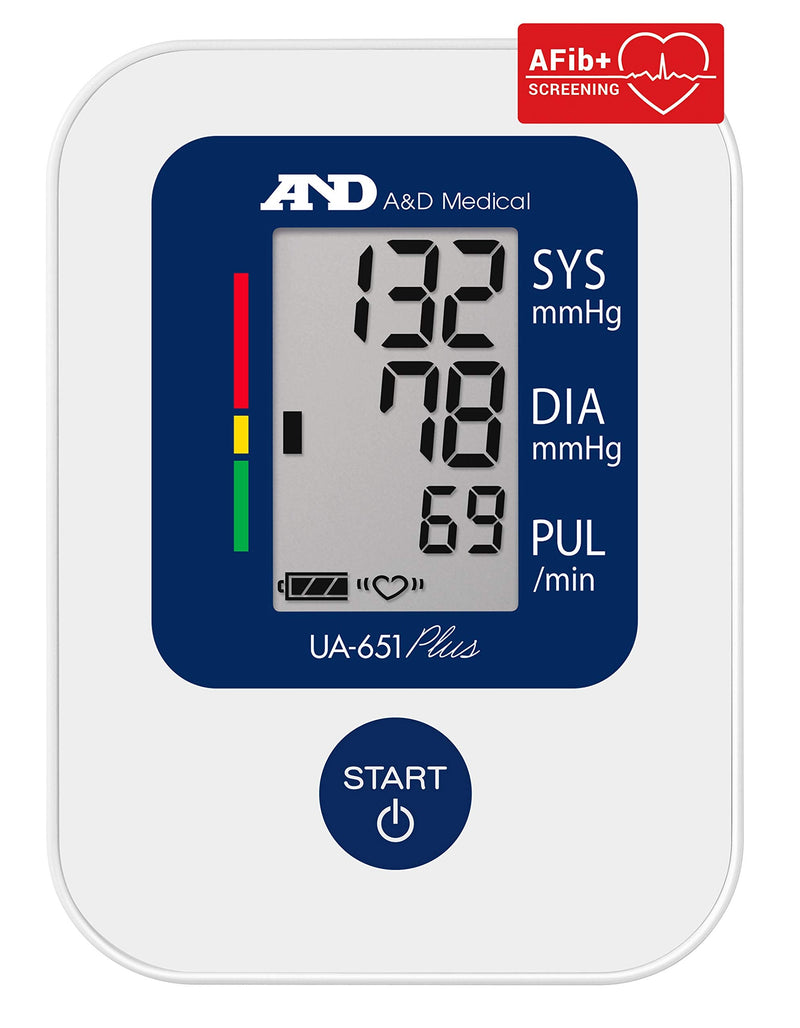 A & D Medical UA-651 Plus Blood Pressure Monitor with AFib Screening UA-651Plus