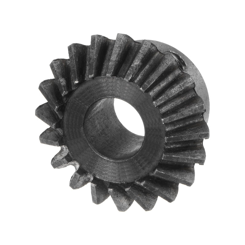 [Australia - AusPower] - 2pcs Bevel Gear 1M 20 Teeth 10mm Shaft Hole 1:1 Tapered Bevel Pinion Gear 45# Steel 1.5 Module 90 Degree Steering Gear, for Hardware Mechanical Rotation 