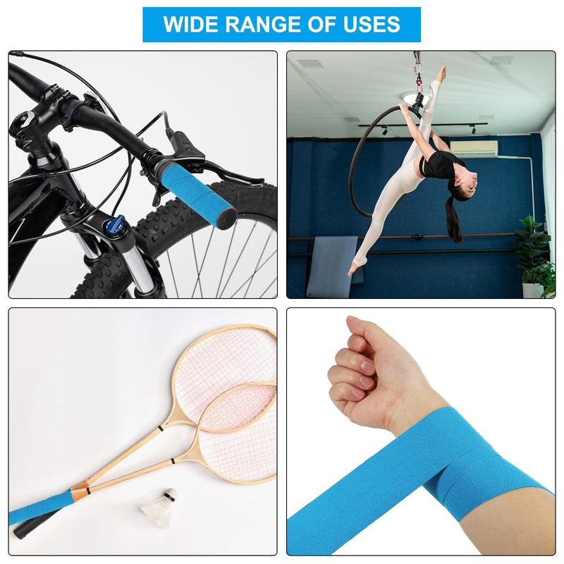 PATIKIL Aerial Hoop Tape, Athletic Tape Adhesive Non-Slip Grip Tape Yoga Rig Sports Tape for Exercises Gymnastics Brown 16.4ft x 1 Inch