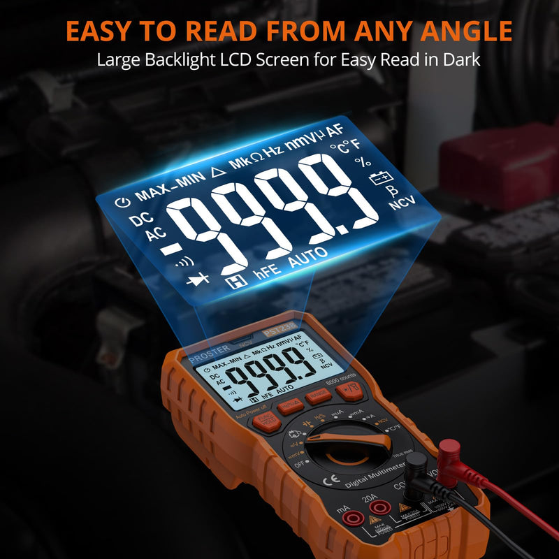 [Australia - AusPower] - Proster Multimeter & Multimeter Case & Hanger Strap 