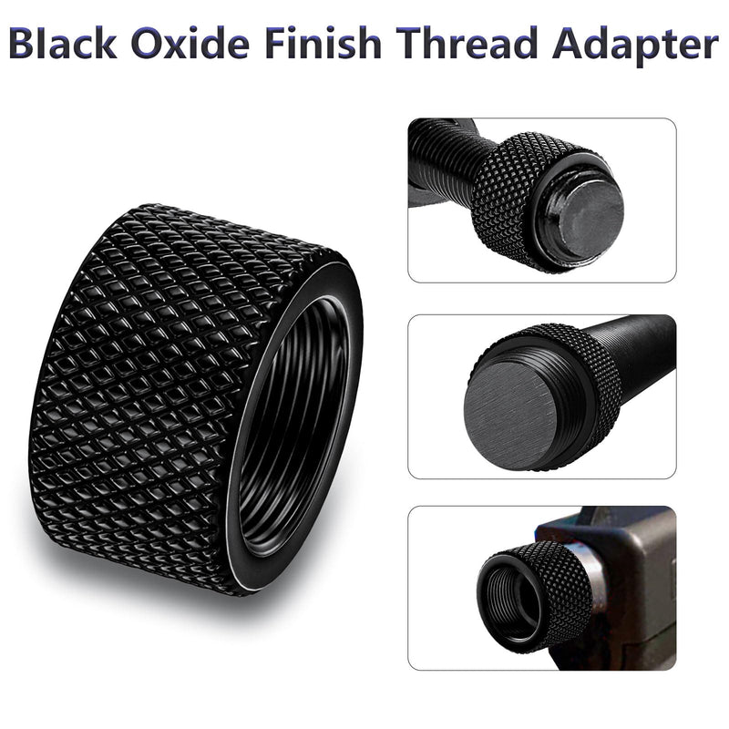 [Australia - AusPower] - 2 Pack Thread Protector, 5/8x24 Steel Thread Adapters (Black) 