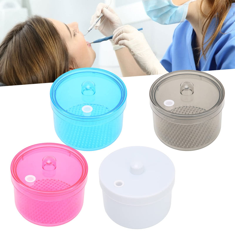 4 Pcs Autoclavable Dental Burs Soak Box, for Cleaning Dental Burr Holder, for Dental Clinic Hospital