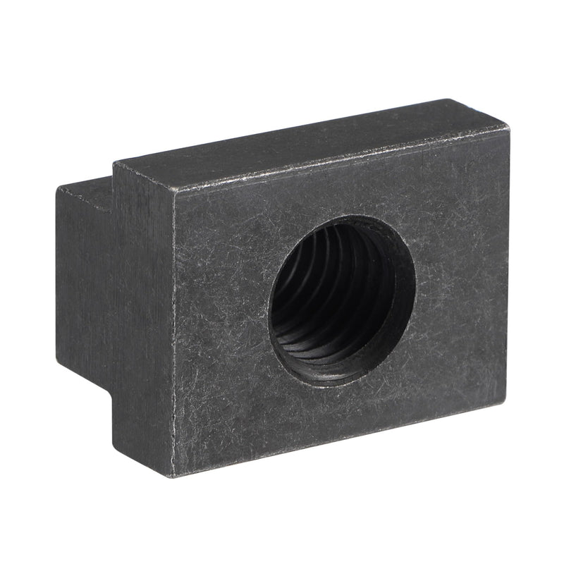 [Australia - AusPower] - uxcell M12 Thread T Slot Nuts, Alloy Steel Black Oxide Finish Grade 8.8 Tapped Through Slot T-Nuts Furniture 10Pcs 