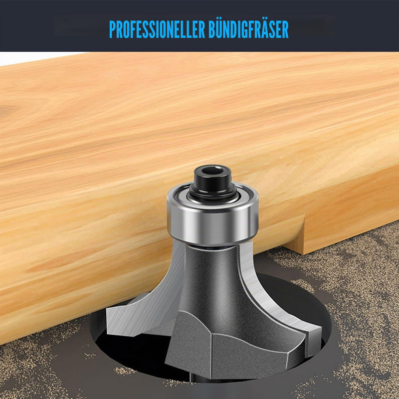 12 mm Shank Rounding Cutter, Radius 20.5 mm, with Ball Bearings Top Carbide Blade Handy Durable and Sharp for Woodworking DIY at Home R-20.5mm 12 mm shaft
