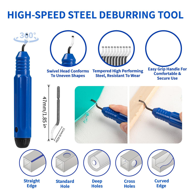 [Australia - AusPower] - 52Pcs 3D Printer Tool Kit Includes a Scraper, Nozzle Cleaning Needle, deburring Tool, File, Wire Cutters, and Brushes Maintenance kit for All FDM/SLA 3D Printing DIY Model Enthusiasts 
